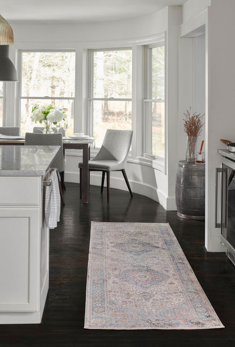 Irina Traditional 2'6\" x Runner Rug in Multi Indoor Area Rug 