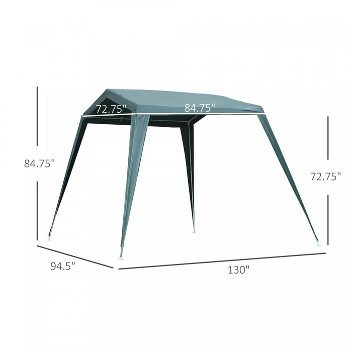 Outsunny 11x8ft Portable Party Gazebo Tent Outdoor Activity Sun Shelter Garden Carport Tent Canopy W
