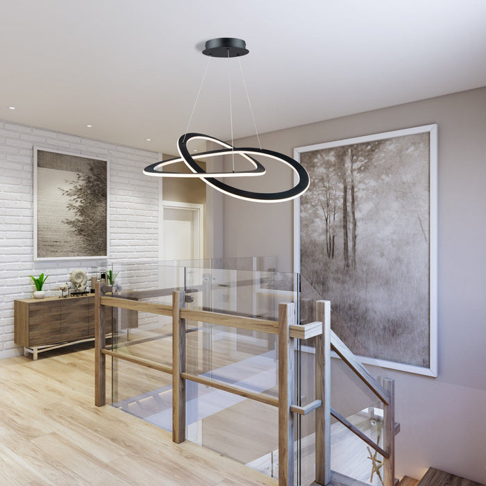 Wave Large 45 W LED Chandelier 