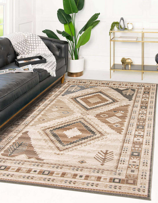 Lia Ivory Area Rug - 5'0\" X 8'0\"  