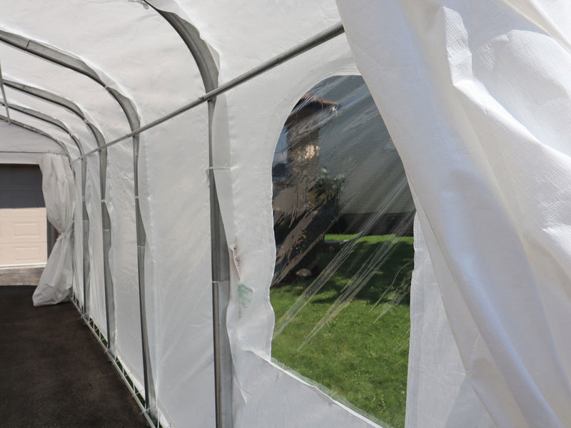 Gazebo Penguin Deluxe Double Car Shelter 18 ft x 20 ft.