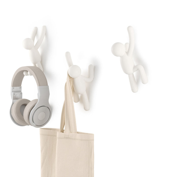 Umbra Buddy Wall Hooks - White