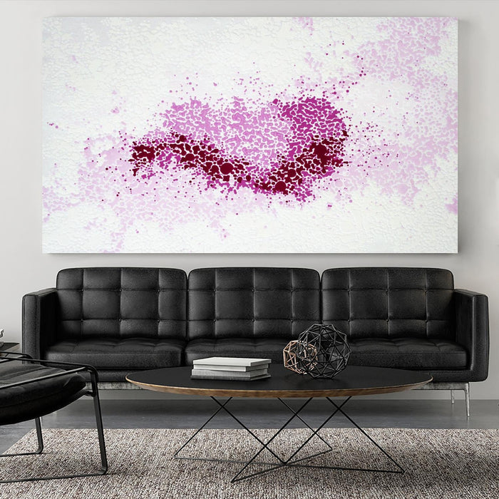 \"Hues Of Quinacridone Violet\" Giant Art 84x48 Wall Art