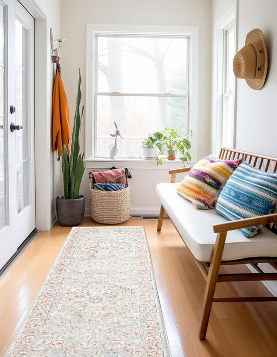 Mira Ivory Rug 2'8\" x 8'2\" 