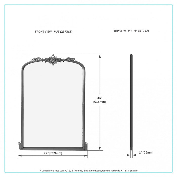 Dosfell Gold 35.82\" Mirror