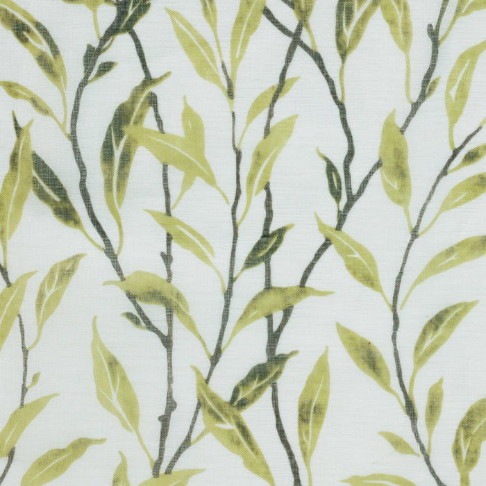 Habitat Verdure Green Light Filtering Dual Header Curtain Panel - 52 x 84