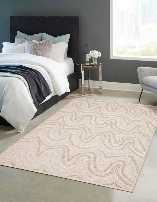 Elissa Beige Area Rug - 6'7\" x 9'6\"