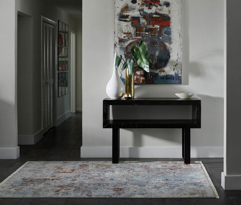 Camellia Traditional 8'0\" x Area Rug in Multi Indoor Area Rug 