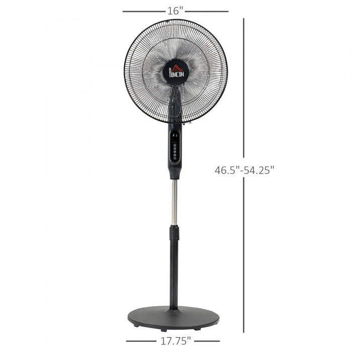 Homcom Pedestal Fan With 3 Modes And 3 Speeds