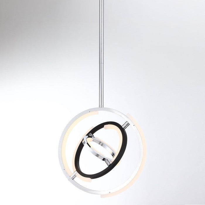 Trilogy Collection 13\" Integrated LED Pendant - Polished Nickel