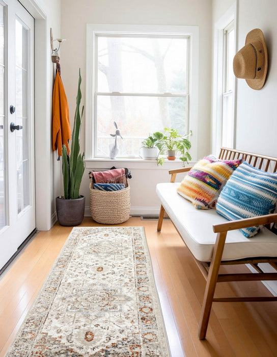 Paradox Ivory Rug 2'8\" x 8'2\" 
