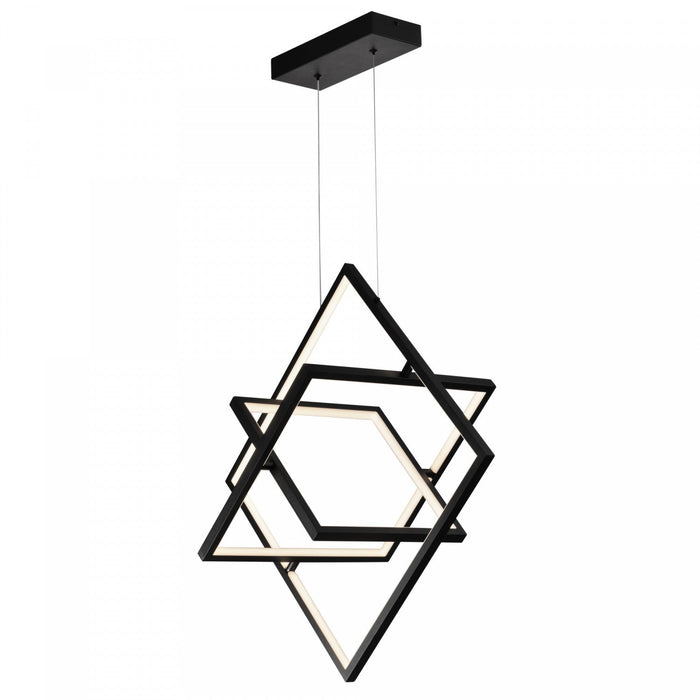 Graymar 24 W LED Black Pendant Light 