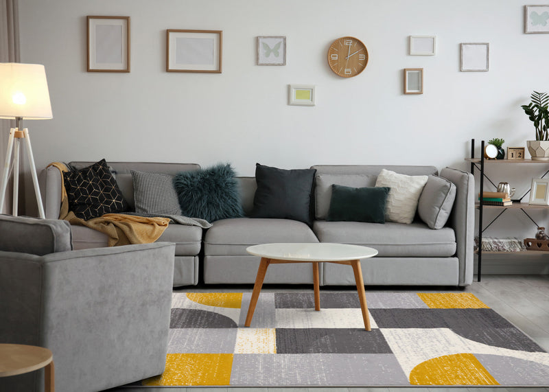 Florence Geometric Shapes Area Rug - 4'7\" x 6'7\"