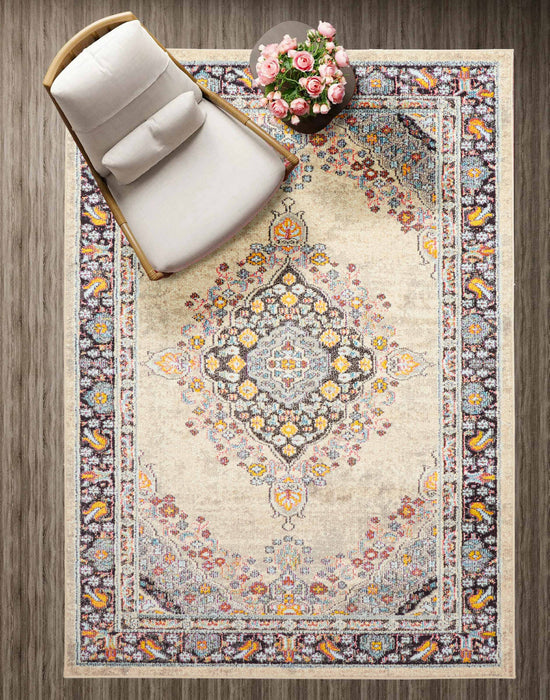 Lea Ivory Rug 5'0\" x 8'0\" 