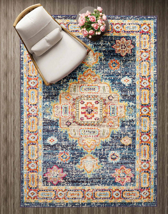 Lotus Navy Rug 8'0\" x 10'0\" 