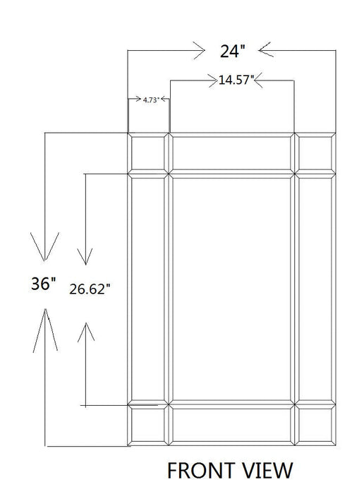 Caves 36\" Mirror