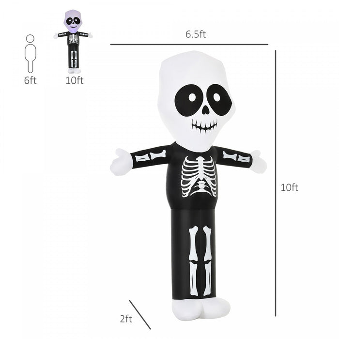 Homcom 10ft Sickle Ghost Inflatable Halloween Decoration
