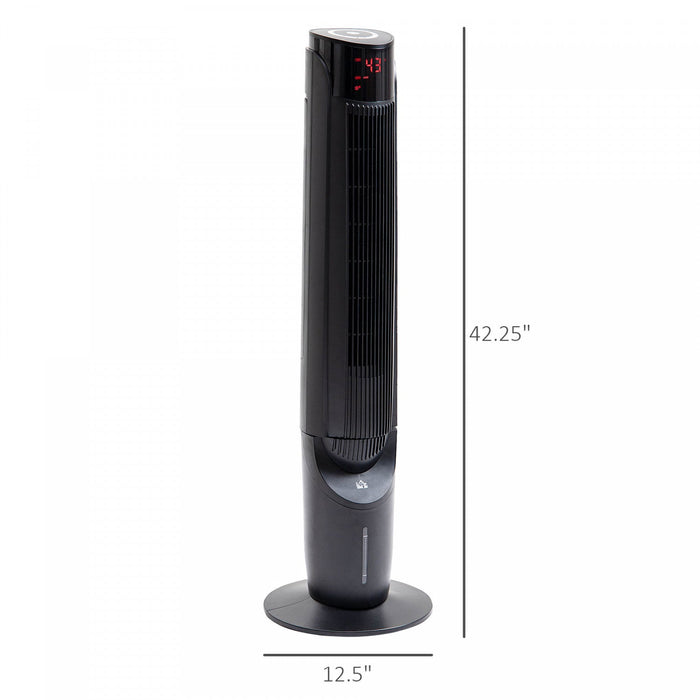 Homcom 42.25\" Tower Fan With 4 Modes And 3 Speed