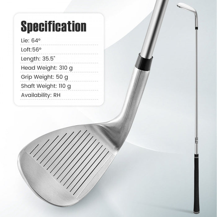 Ultimate Golf Wedge 56 Degree Sand Wedge Lob Wedge High Loft Golf Club Right Handed Silver