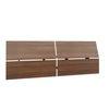 Nordika Queen Panoramic Panel Headboard - Walnut 