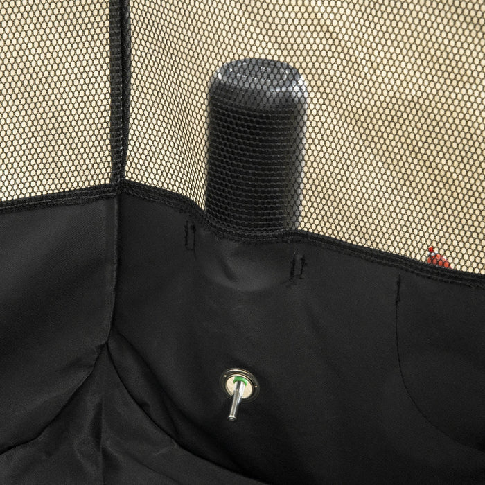 Pawhut Foldable Pet Playpen For Indoor/outdoor Use, Portable Exercise Pen Kennel With Storage Pocket