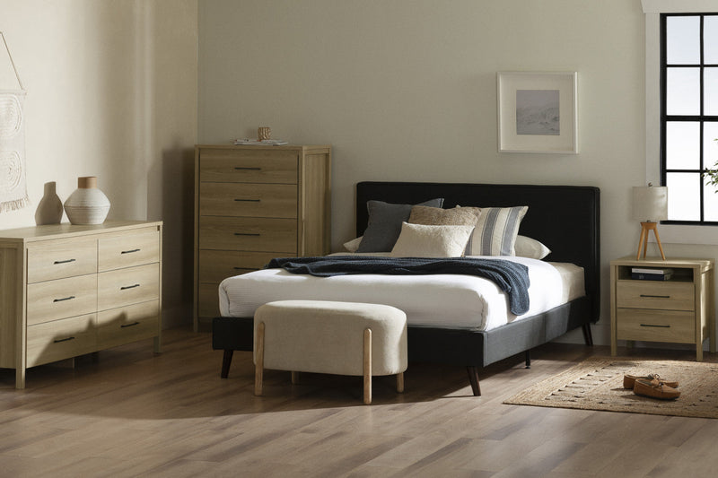 Gravity 6-Drawer Dresser - Natural Ash