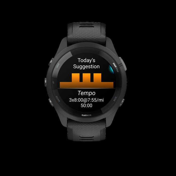 Garmin Forerunner® 265 Gps Smartwatch - Fitness Tracker W/ Multi-band Gps - Black