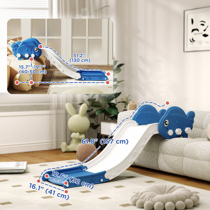 Qaba Couch Slide For Kids, Toddler Slide Can Be Used For Bed, Sofa, Stairs, Easy Assemble & Storage,