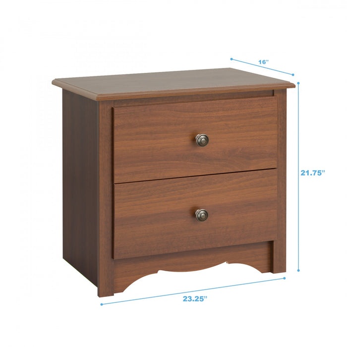 Monterey 2-Drawer Nightstand - Cherry