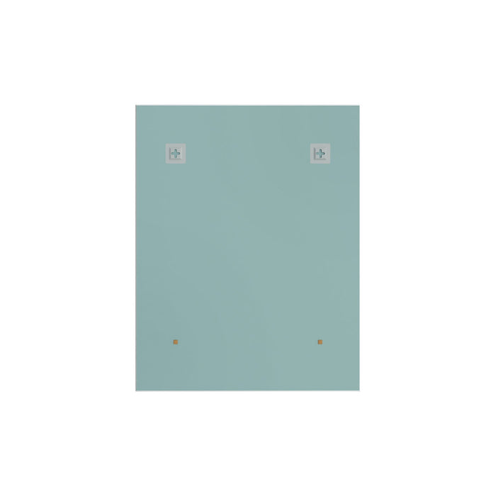 Dovetail 22 Inch Frameless Rectangular Mirror In Chrome 