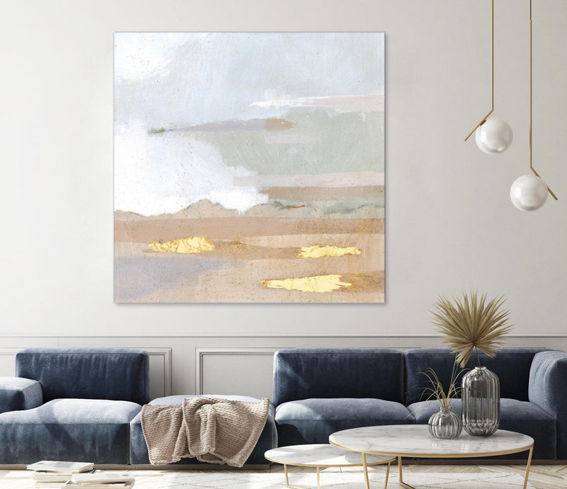 \"Abstract Coastland I\" Giant Art 54x54 Wall Art