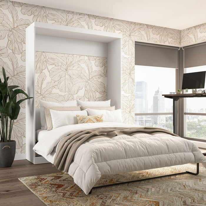 Bestar Pur Queen Murphy Bed 65-Inch Wall Bed