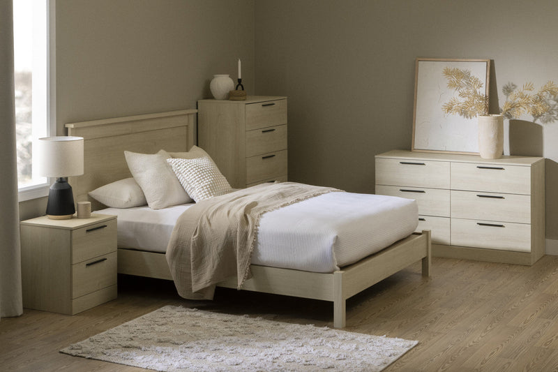 Step One Essential 6-drawer Dresser - Bleached Oak 
