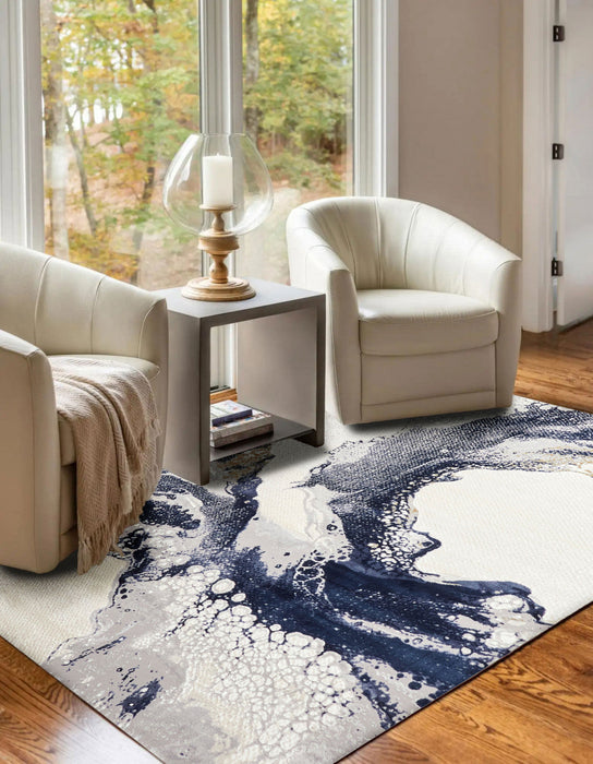 Bloom Blue Rug 5'0\" x 8'0\" 