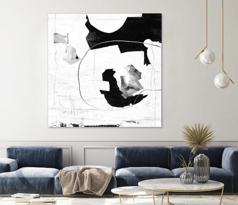 \"Traces Of Silver Iii\" Giant Art 72x72 Wall Art