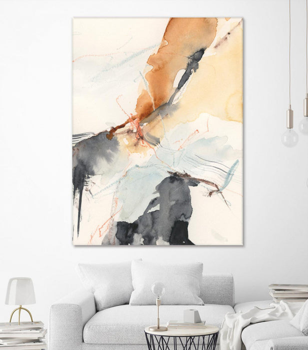\"Efflux Ii\" Giant Art 72x54 Wall Art