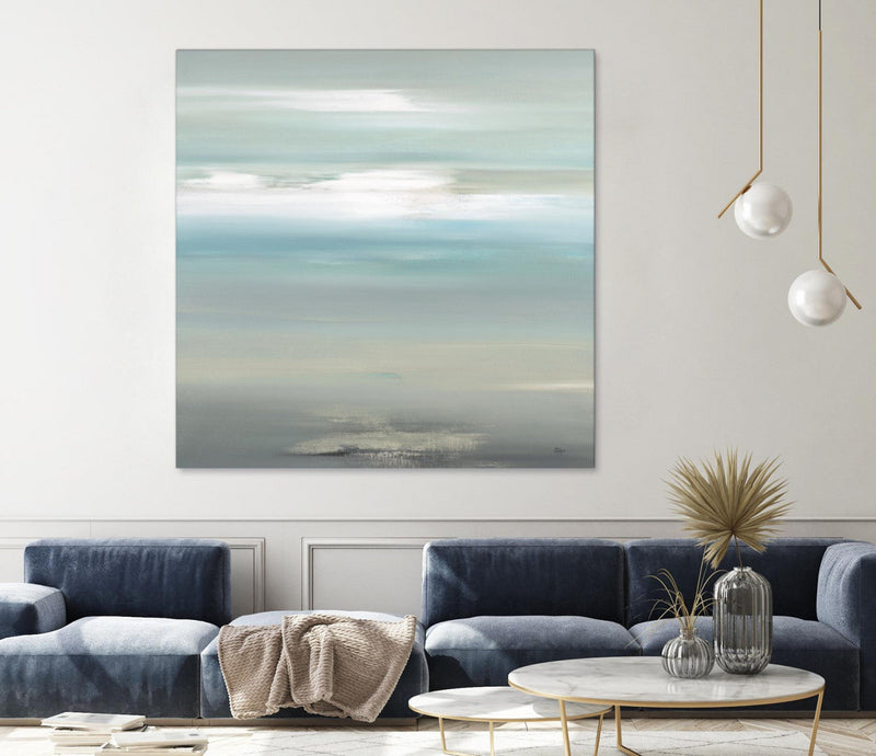 \"A Day By The Water\" Giant Art 54x54 Wall Art