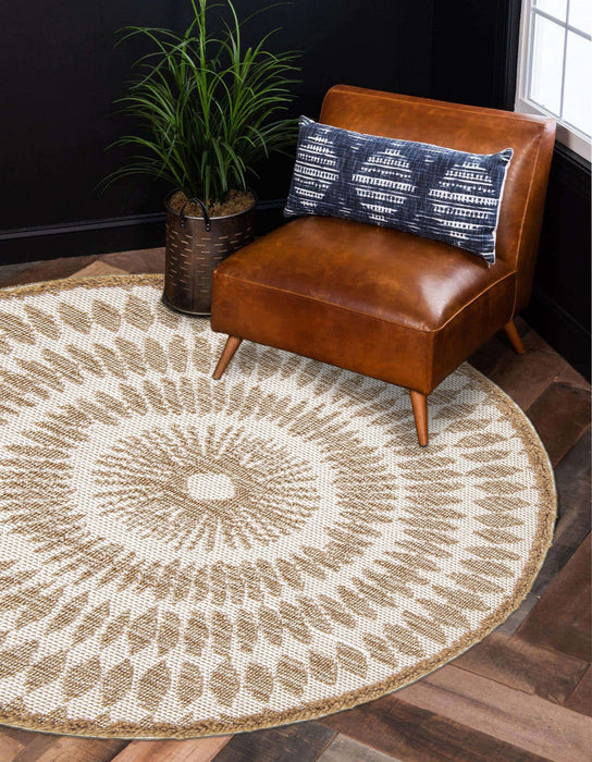Blaine Taupe Area Rug - 8'0\" x 8'0\"
