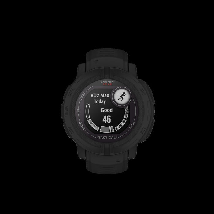 Garmin Instinct® 2 Solar Tactical Edition Gps Smartwatch - Hiking With Multi-gnss Support - Black