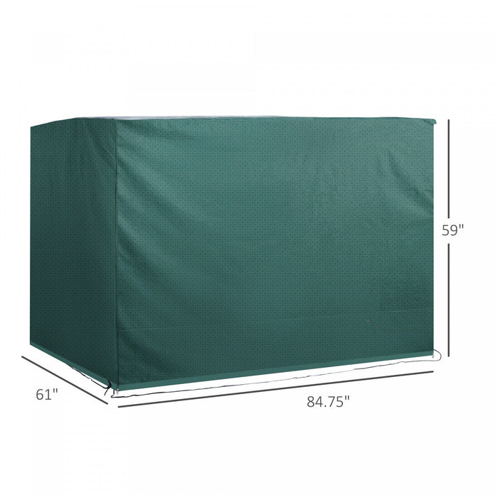 Outsunny 3-seater Patio Swing Cover, Outdoor Garden Furniture Protection Hammock Glider Cover, Water