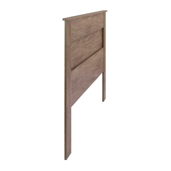 King Flat Panel Headboard - Drifted Grey