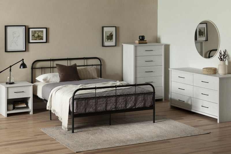 Fernley 1-Drawer Nightstand - White Pine