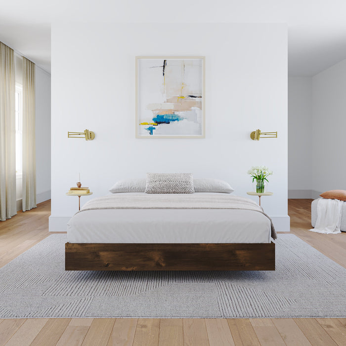 Nordika Full Platform Bed - Truffle 