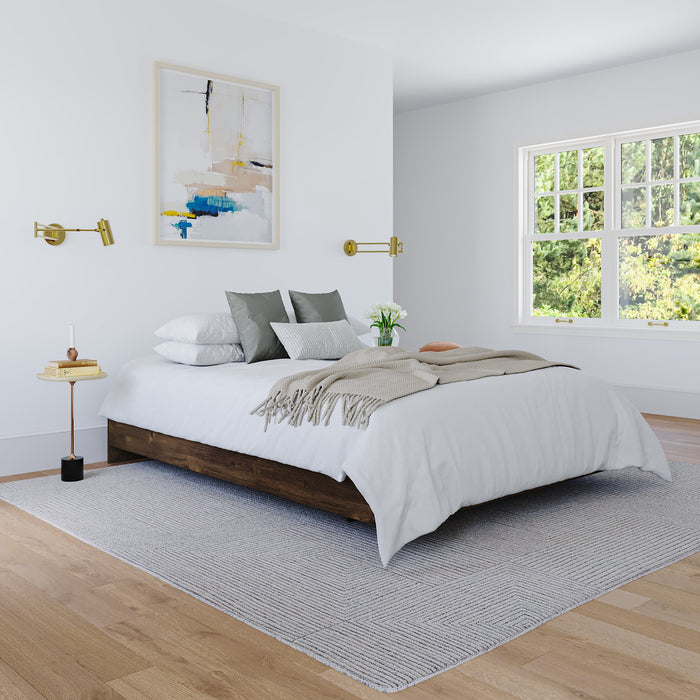 Nordika Queen Platform Bed - Truffle 