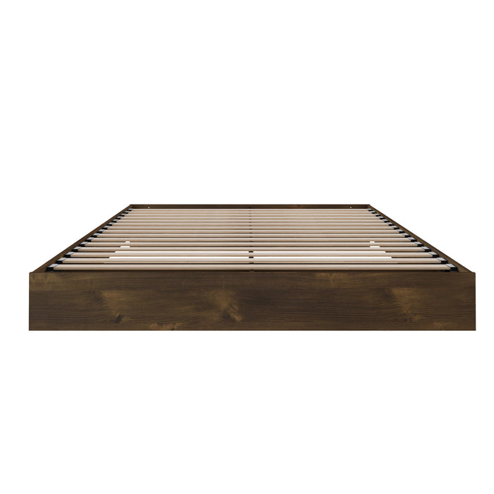 Nordika Queen Platform Bed - Truffle 
