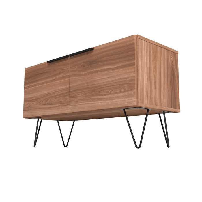 Manhattan Comfort Beekman 2-Shelf Accent Cabinet - Brown