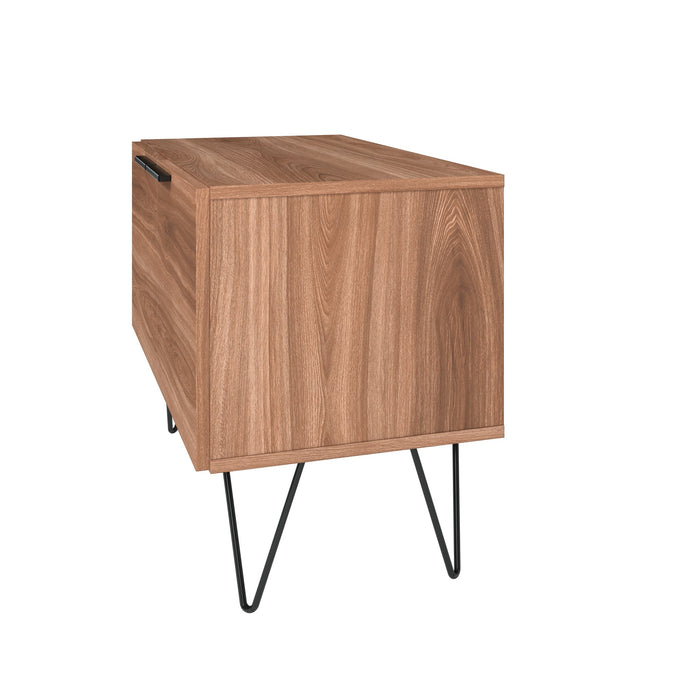 Manhattan Comfort Beekman 2-Shelf Accent Cabinet - Brown
