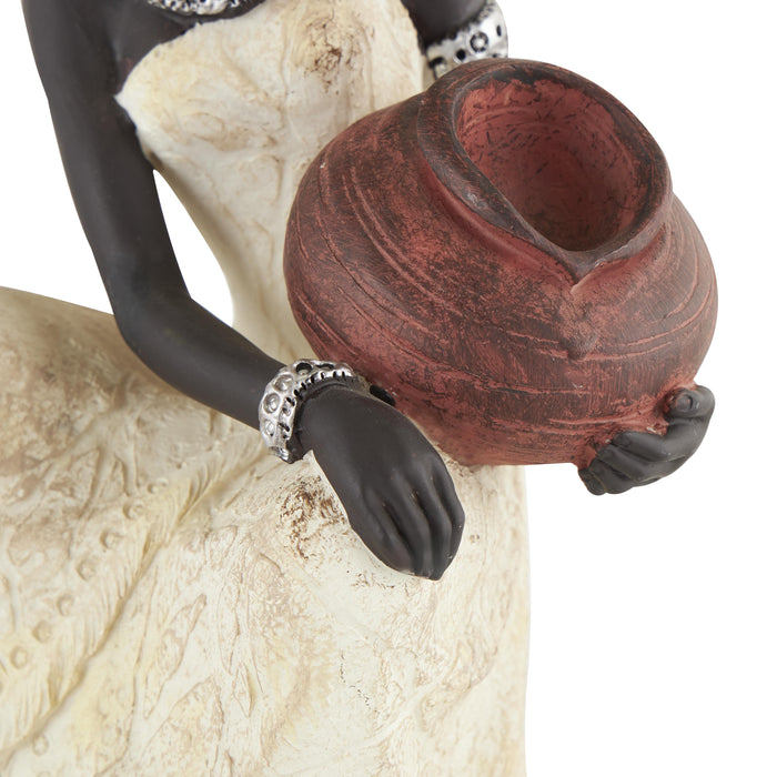 Polystyrene 10\" African Figure