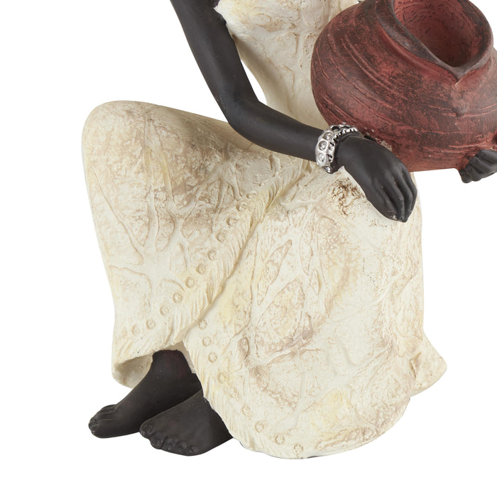 Polystyrene 10\" African Figure
