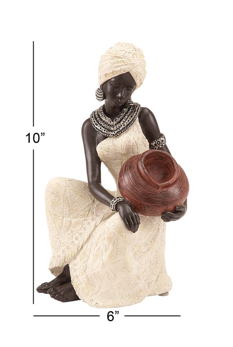 Polystyrene 10\" African Figure